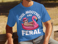 Foul-Mouthed AND Feral Sloth in Flamingo Float T-Shirts product image 1