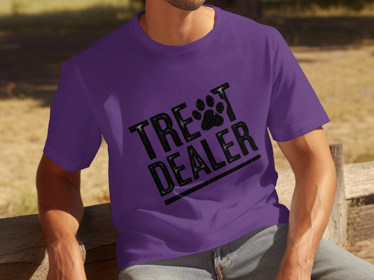Treat Dealer Dog Paw Funny Pet Lover Gift Idea T-Shirts