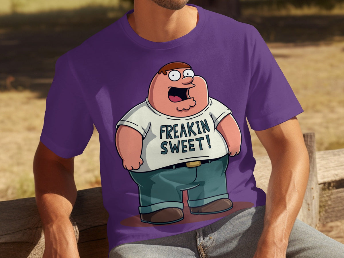 Peter Griffin Freakin Sweet Illustration Design T-Shirts