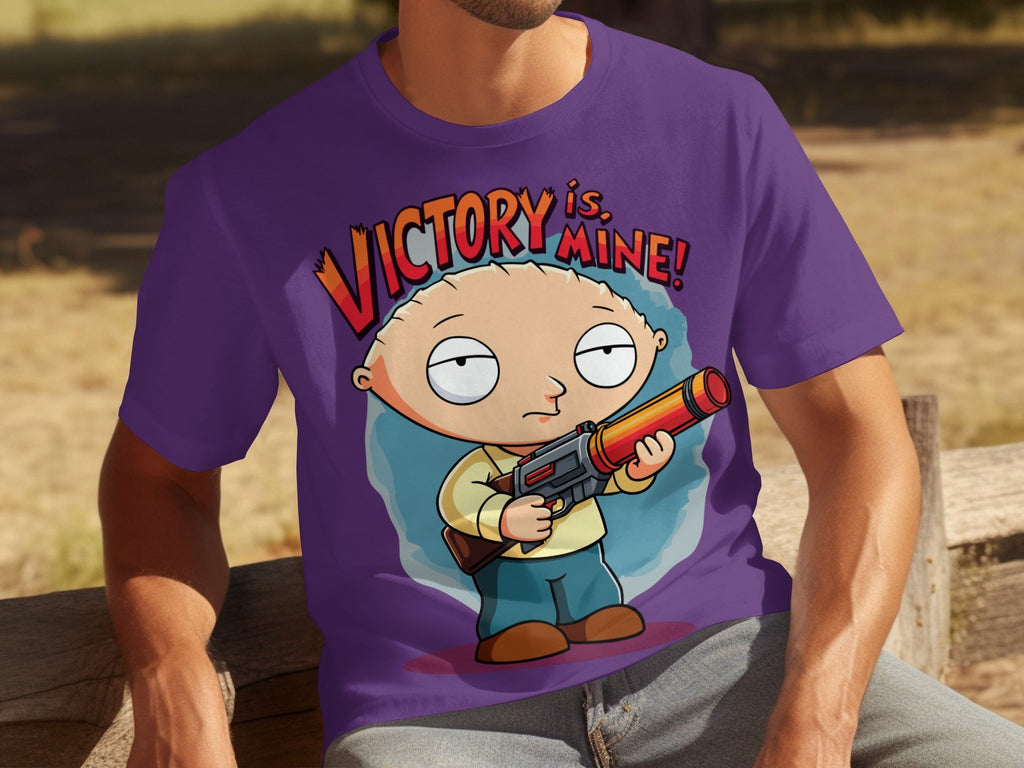 Victory Is Mine Angry Stewie Griffin Family Guy T-Shirts