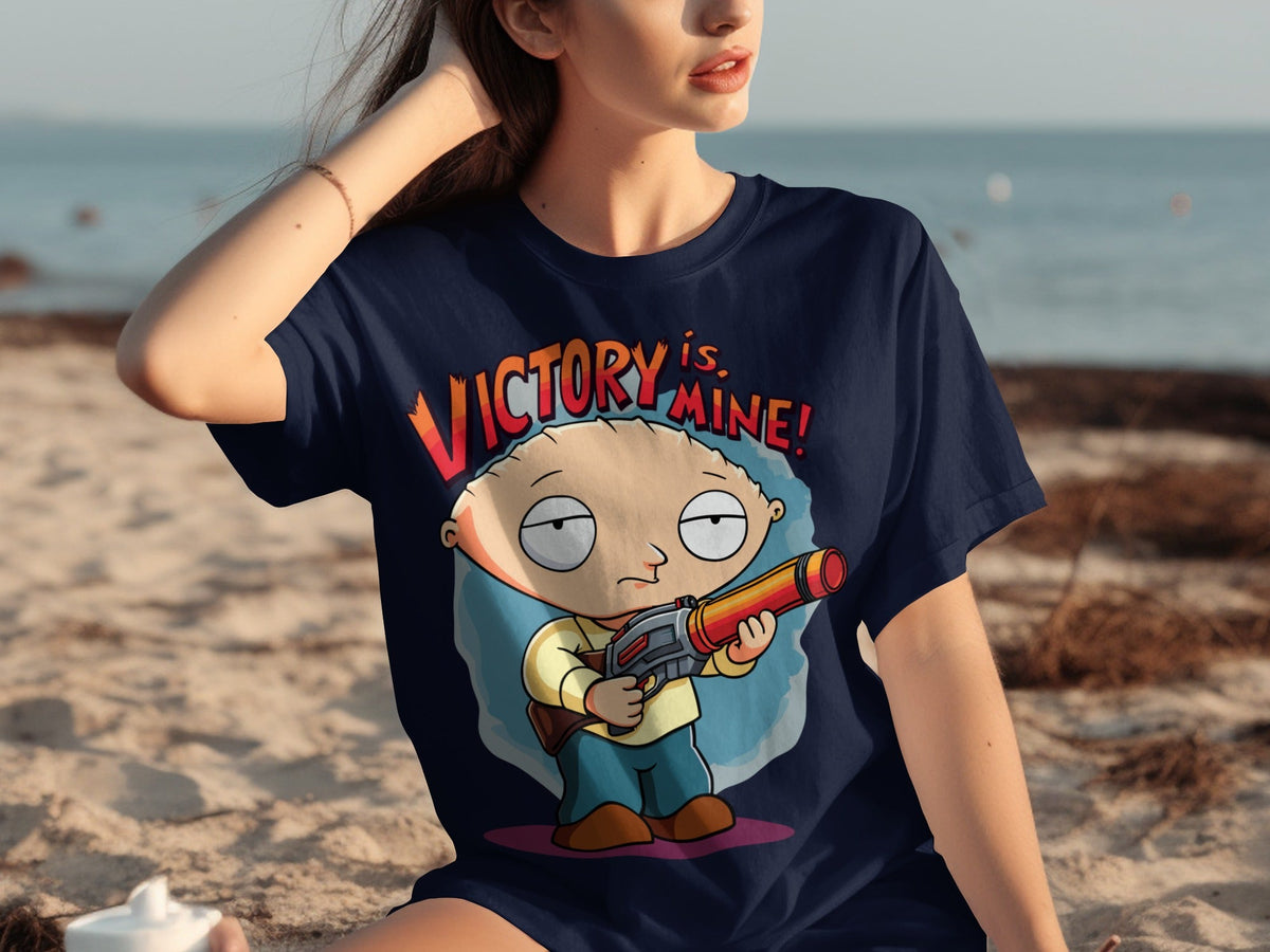 Victory Is Mine Angry Stewie Griffin Family Guy T-Shirts