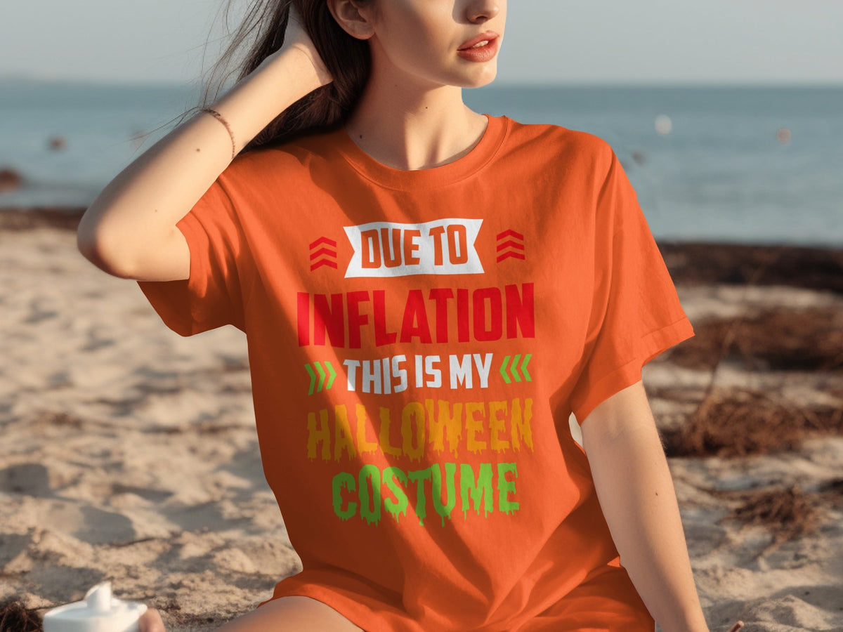 Due To Inflation This Is My Halloween Costume T-Shirts product image 20