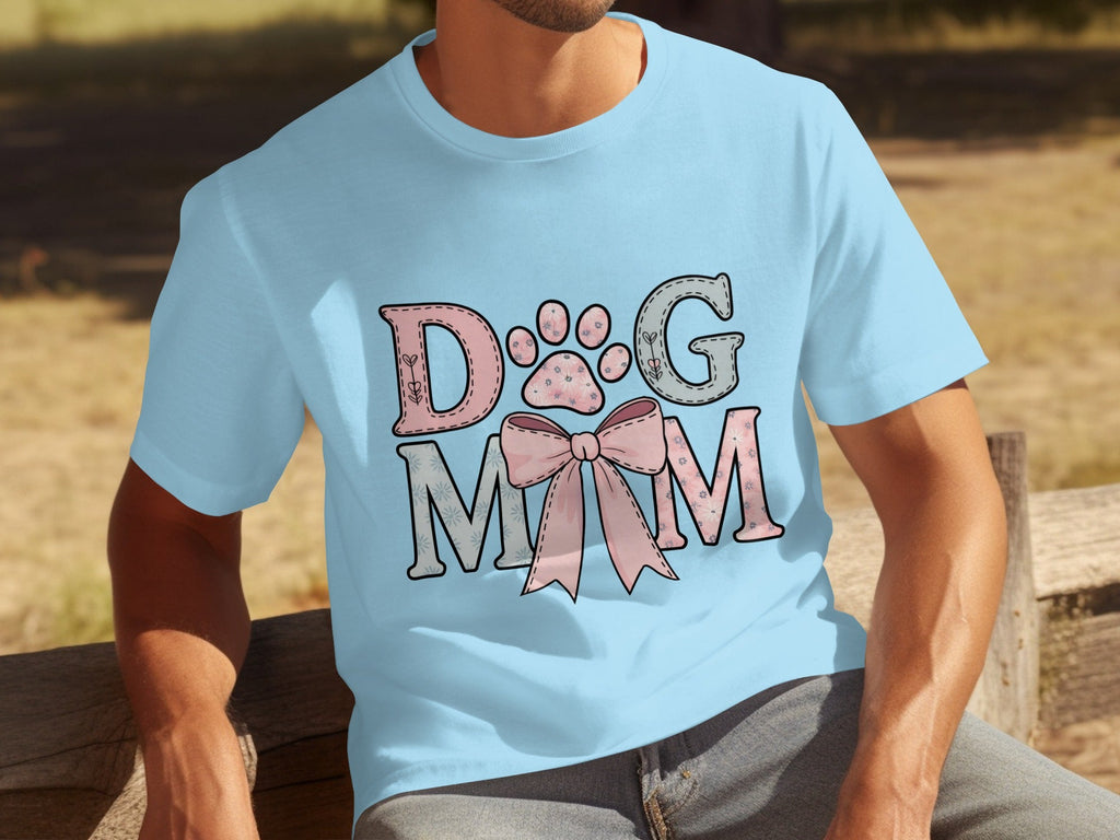 Floral Dog Mom Bow Design Perfect For All Lovers T-Shirts product image 23