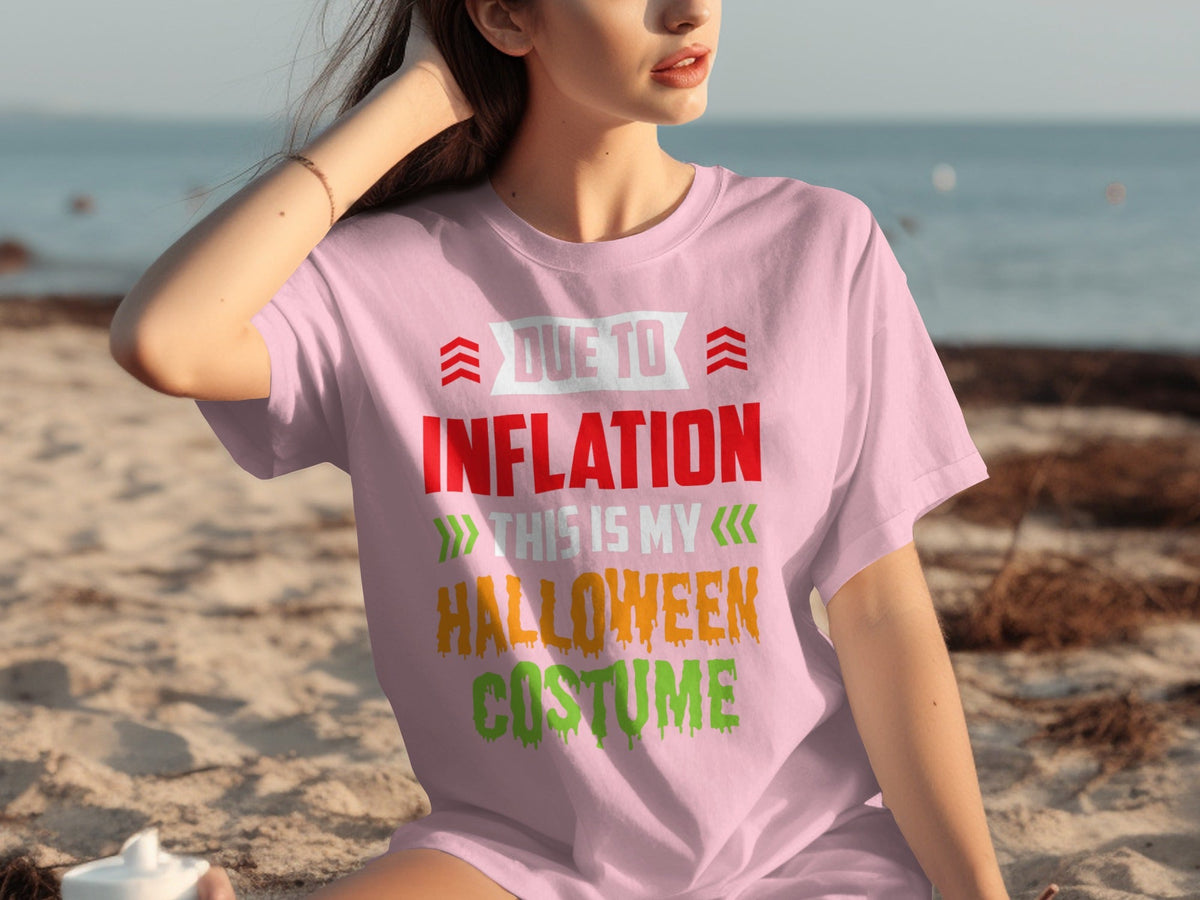 Due To Inflation This Is My Halloween Costume T-Shirts product image 27
