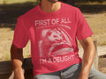Funny Driving Raccoon First Of All I Am A Delight T-Shirts product image 1