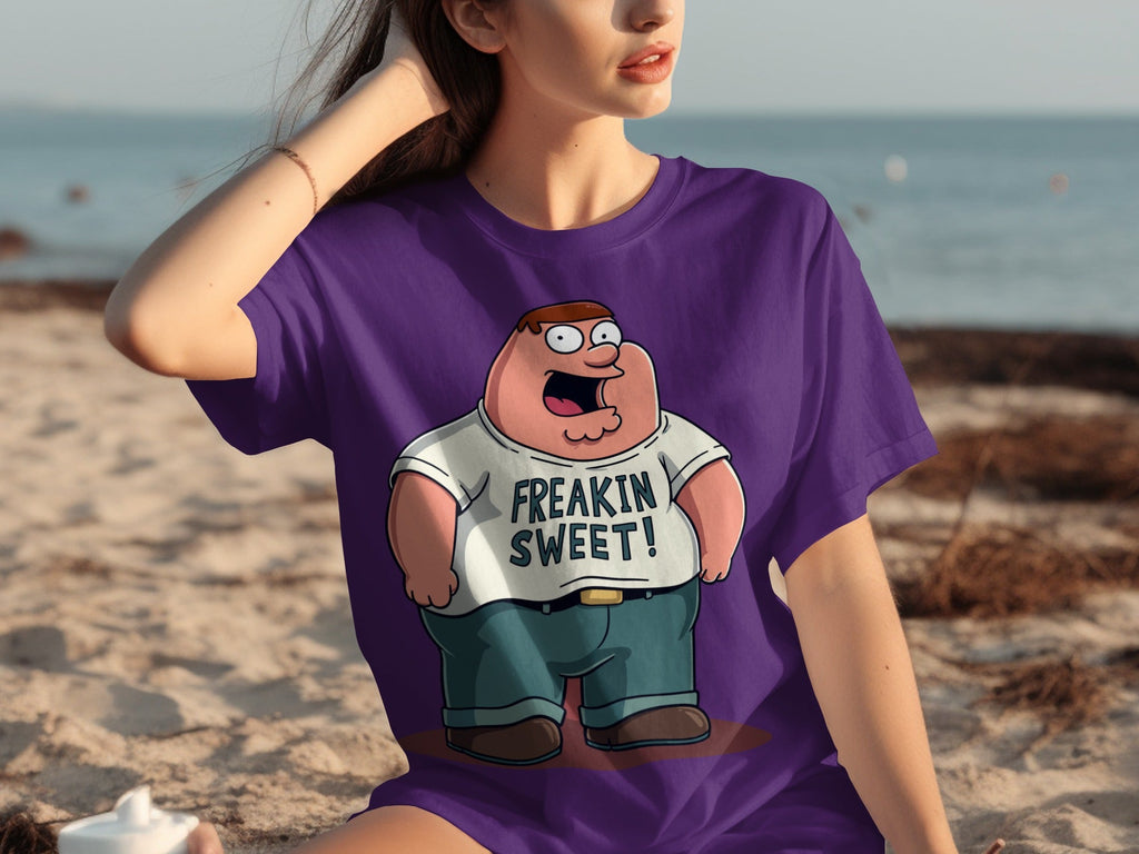 Peter Griffin Freakin Sweet Illustration Design T-Shirts