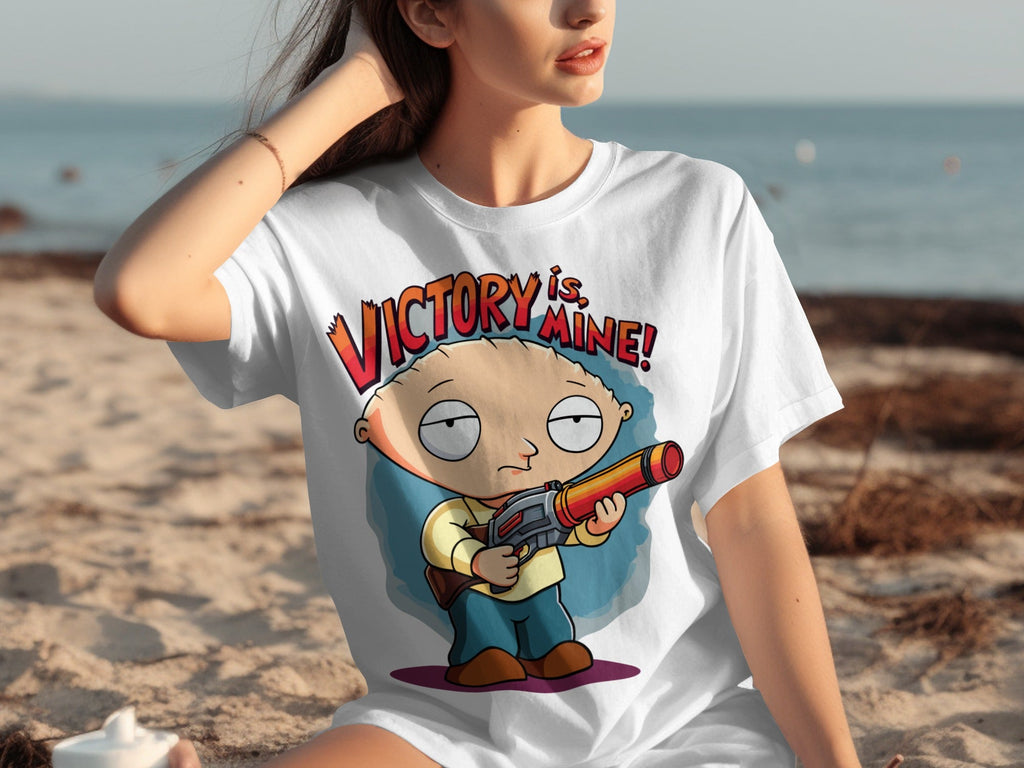 Victory Is Mine Angry Stewie Griffin Family Guy T-Shirts
