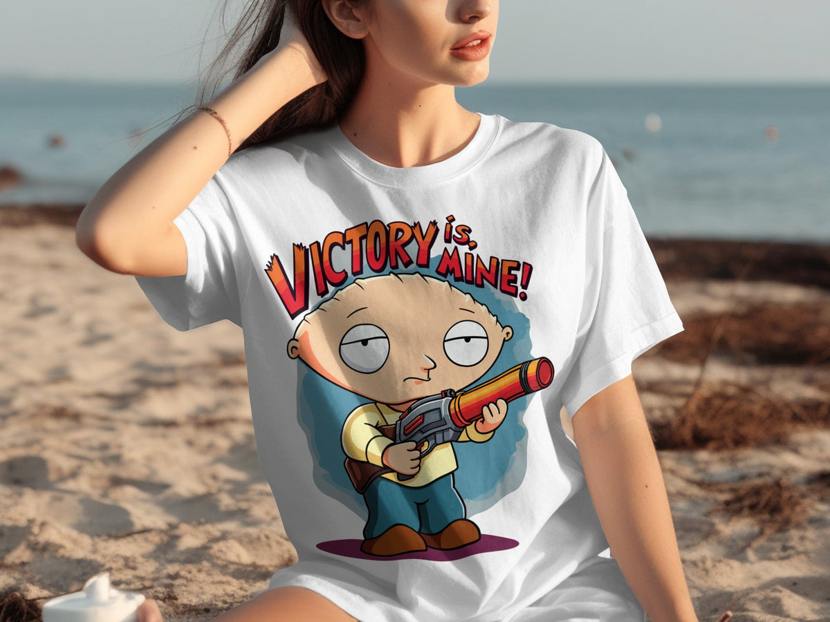 Victory Is Mine Angry Stewie Griffin Family Guy T-Shirts