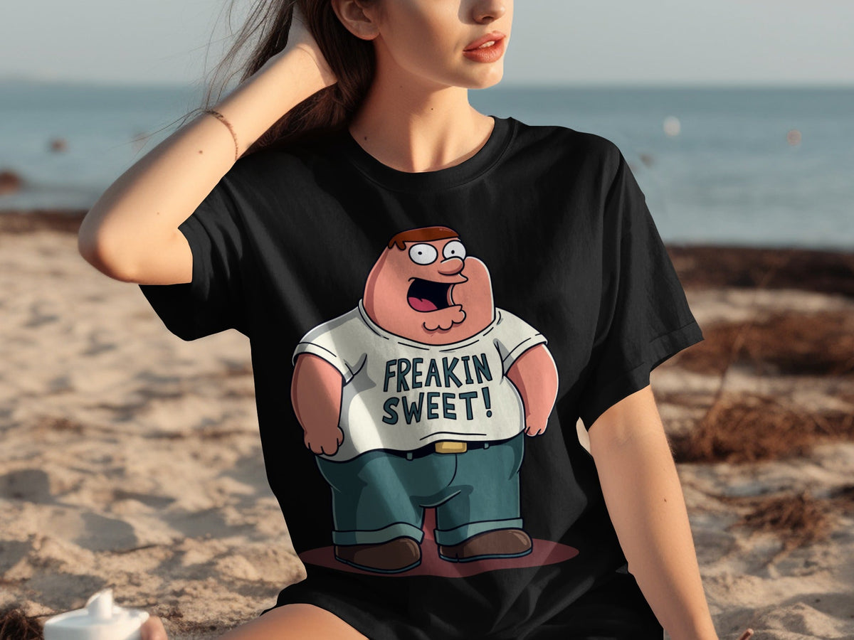 Peter Griffin Freakin Sweet Illustration Design T-Shirts