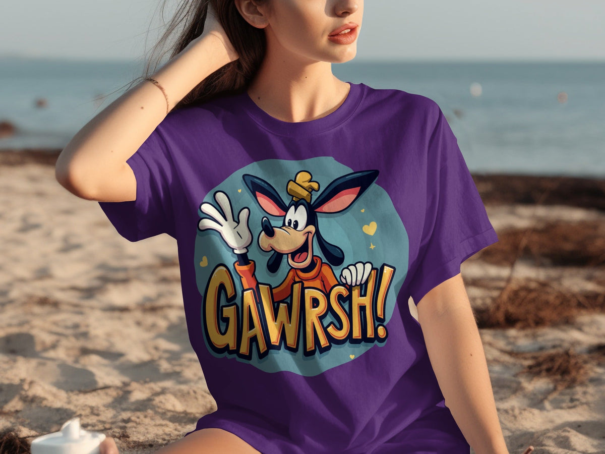 Goofy Gawrsh Cartoon Character Design Graphic T-Shirts