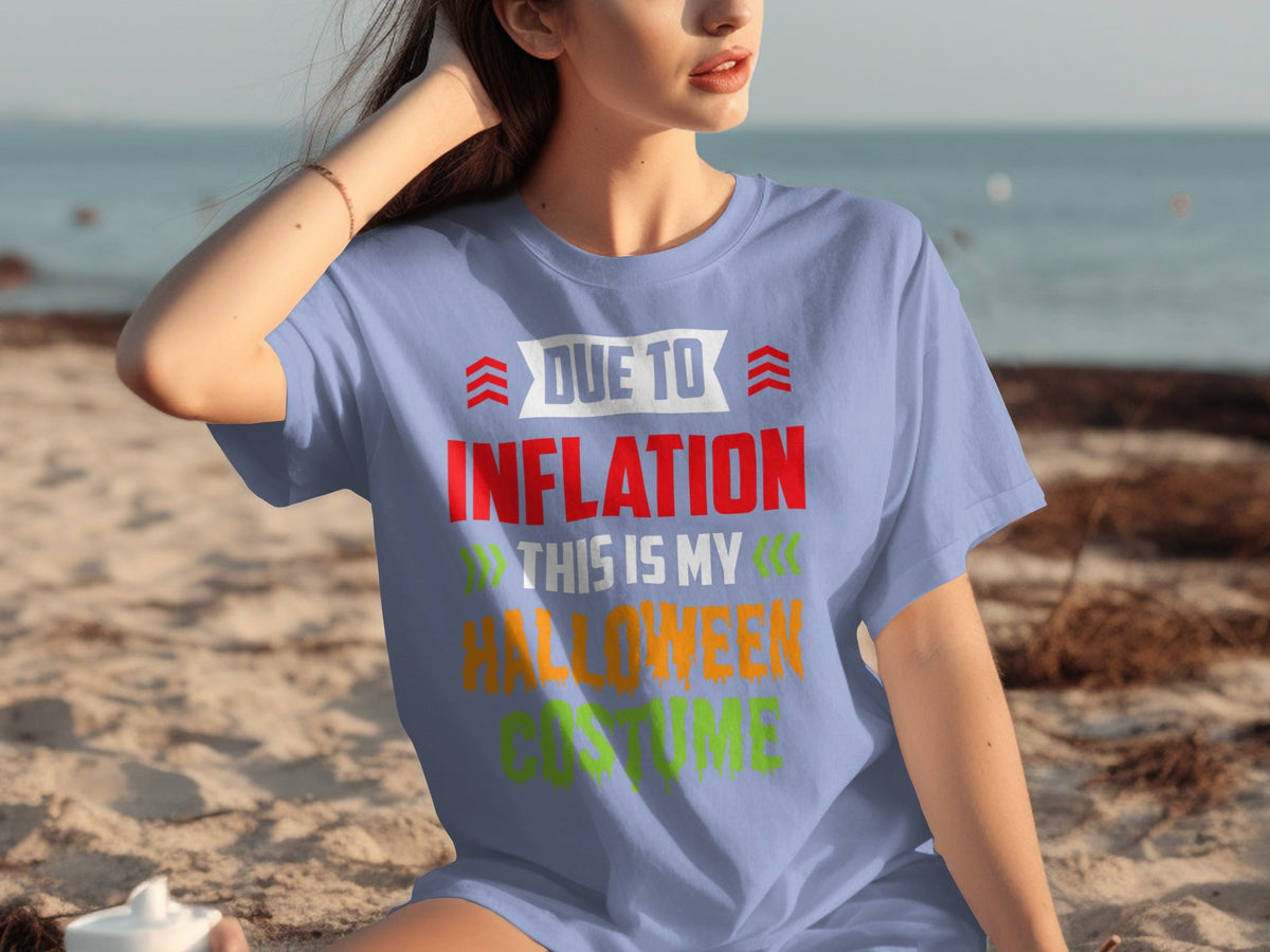 Due To Inflation This Is My Halloween Costume T-Shirts product image 28