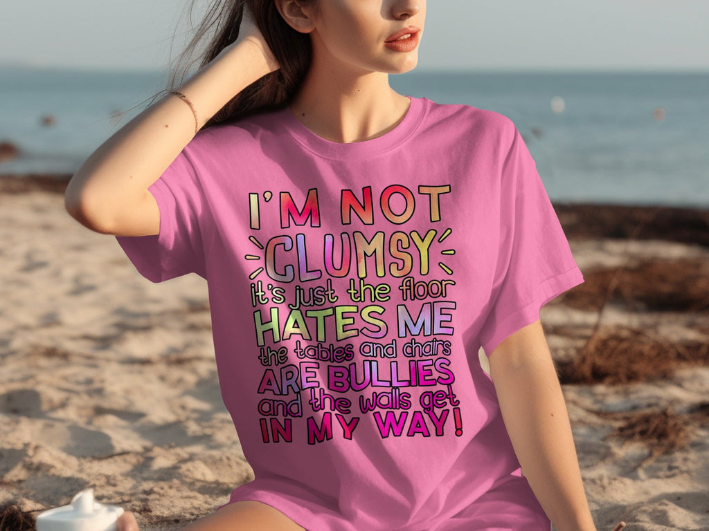 I'm Not Clumsy Humor Graphic Statement Novelty T-Shirts product image 19