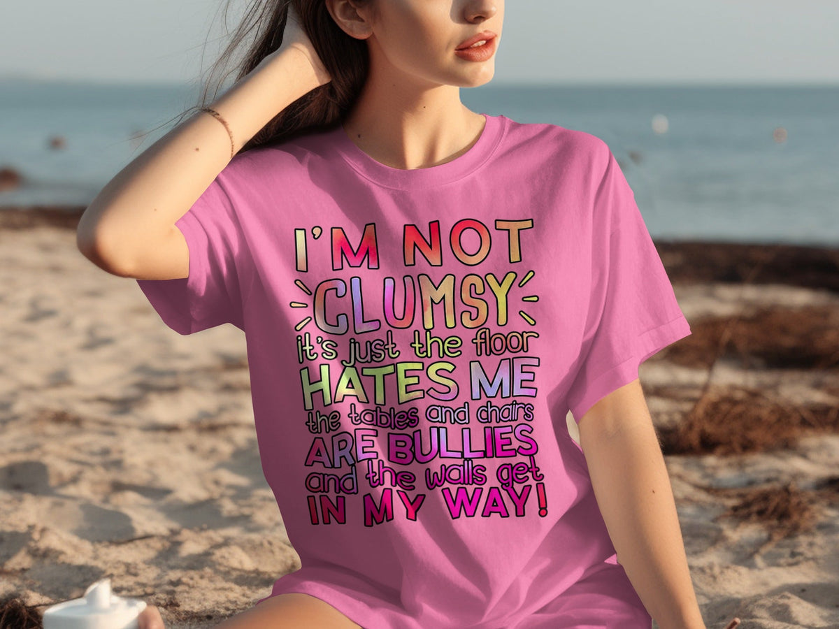 I'm Not Clumsy Humor Graphic Statement Novelty T-Shirts product image 19