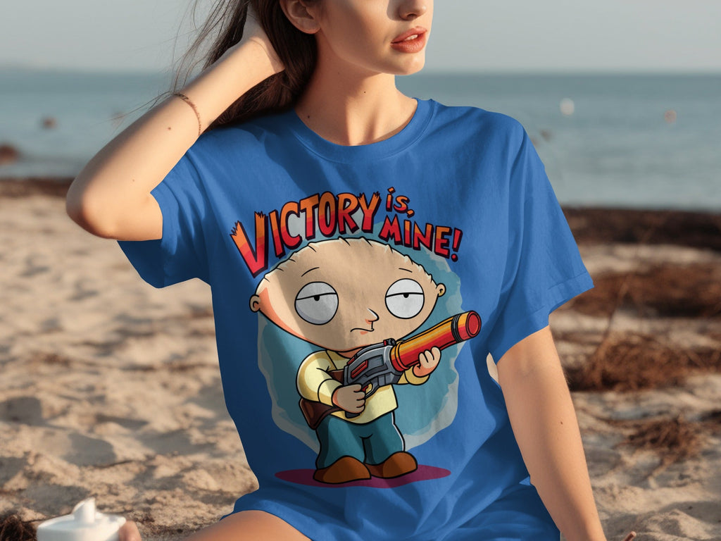 Victory Is Mine Angry Stewie Griffin Family Guy T-Shirts