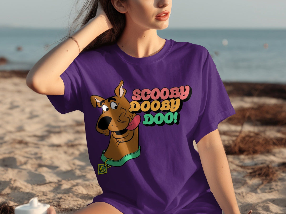 Scooby Doo with Text Classic Cartoons Character T-Shirts product image 10