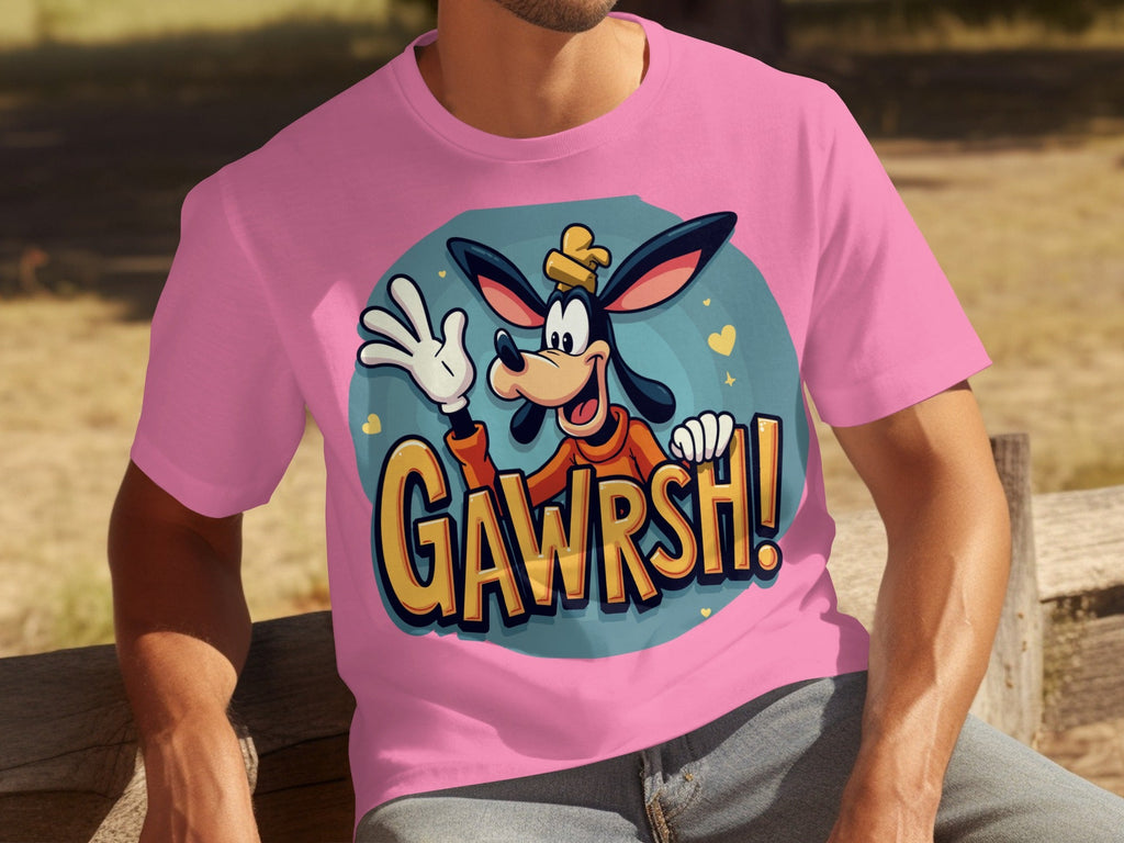 Goofy Gawrsh Cartoon Character Design Graphic T-Shirts