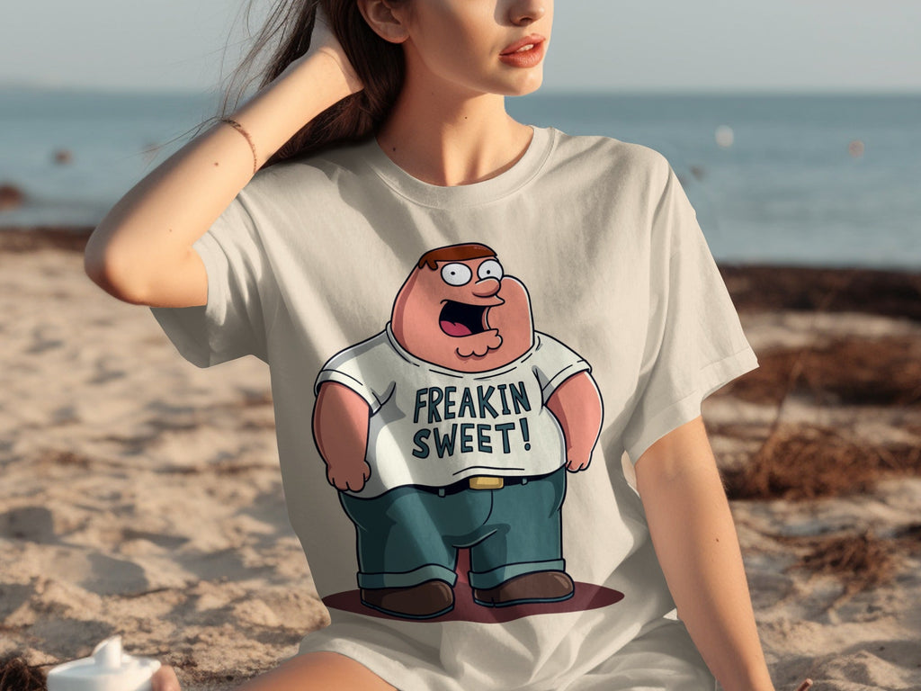 Peter Griffin Freakin Sweet Illustration Design T-Shirts