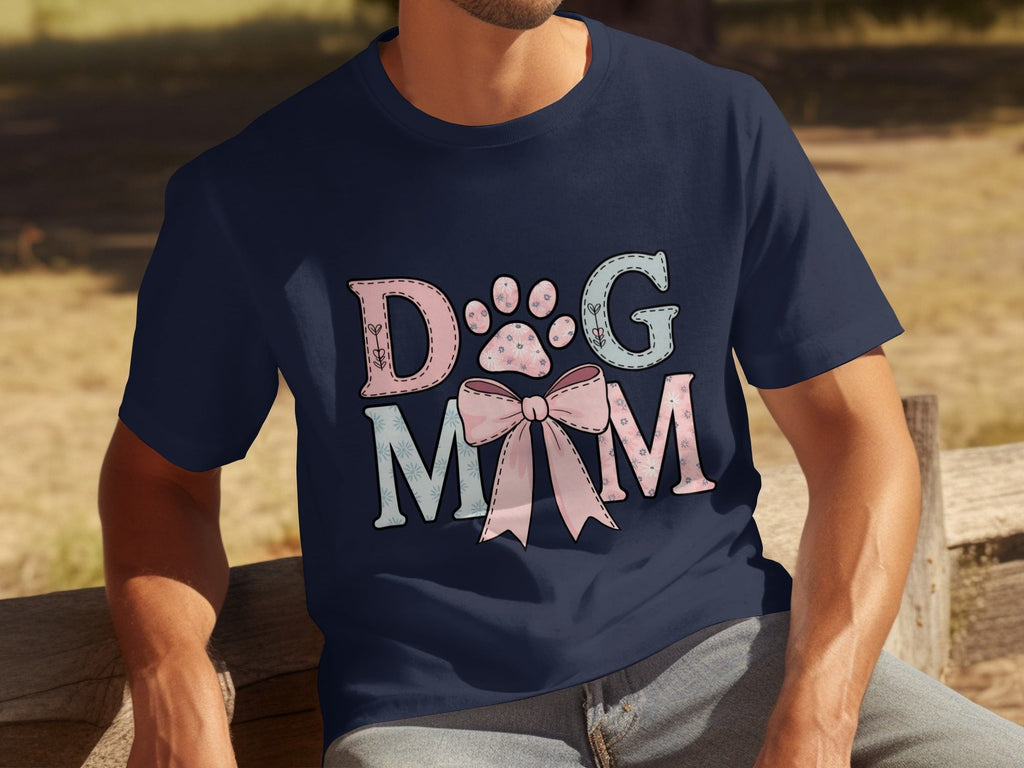 Floral Dog Mom Bow Design Perfect For All Lovers T-Shirts product image 24