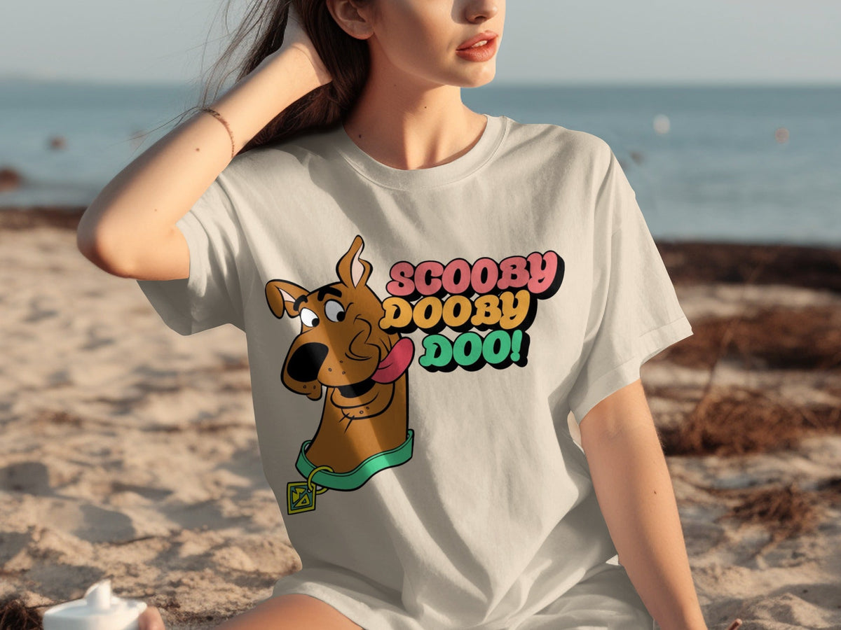 Scooby Doo with Text Classic Cartoons Character T-Shirts product image 7