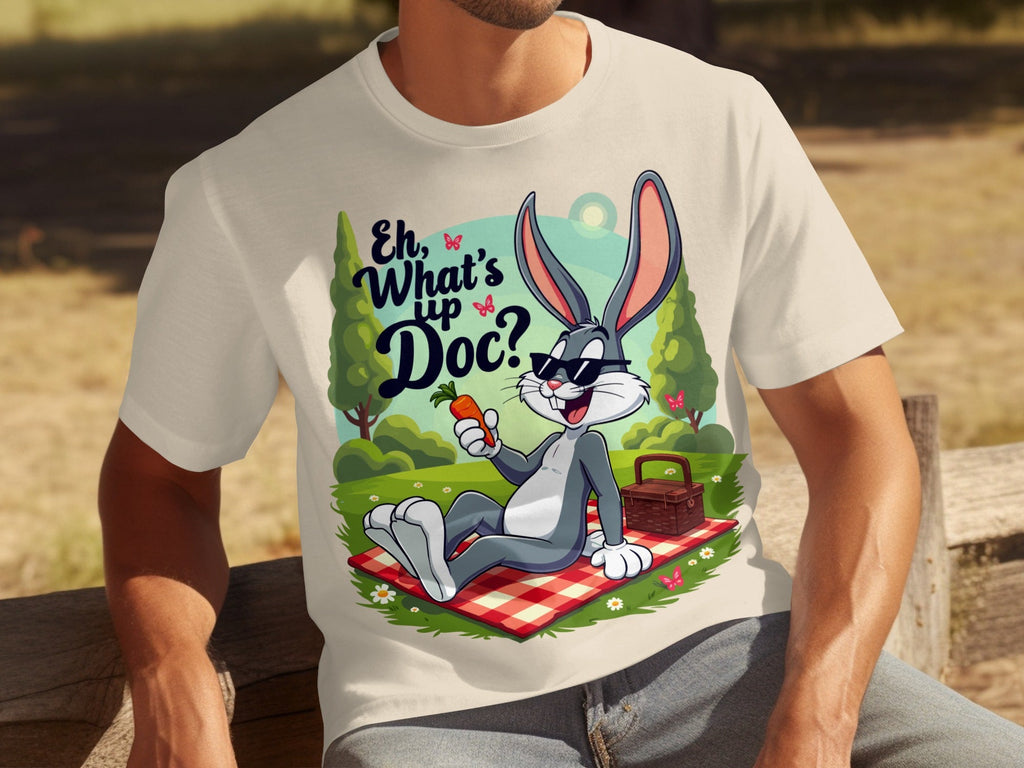 Bugs Bunny Eh What's Up Doc Picnic Illustration T-Shirts product image 22