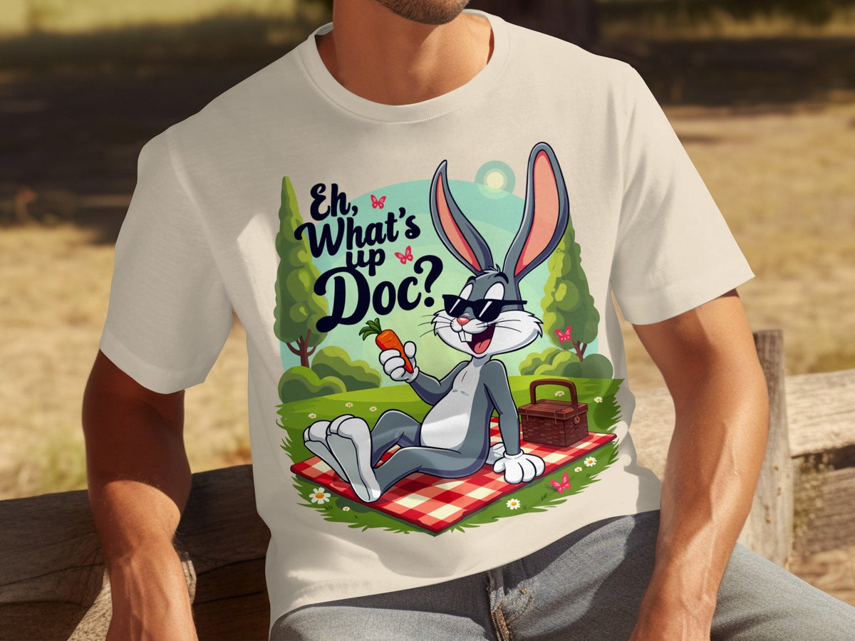 Bugs Bunny Eh What's Up Doc Picnic Illustration T-Shirts product image 22