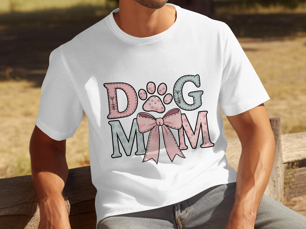 Floral Dog Mom Bow Design Perfect For All Lovers T-Shirts product image 29
