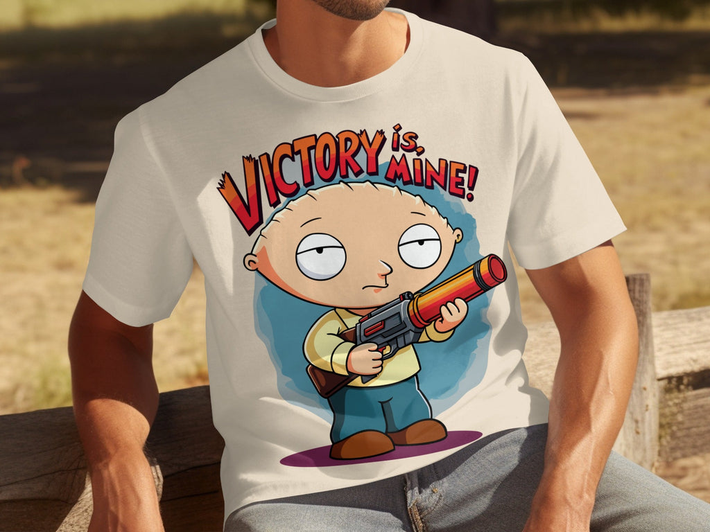 Victory Is Mine Angry Stewie Griffin Family Guy T-Shirts
