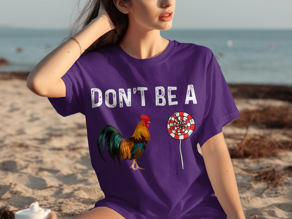 Don't Be A Sucker Funny Rooster and Lollipop Graphic product image 25