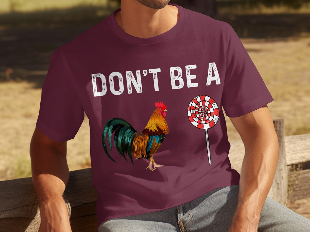 Don't Be A Sucker Funny Rooster and Lollipop Graphic product image 11