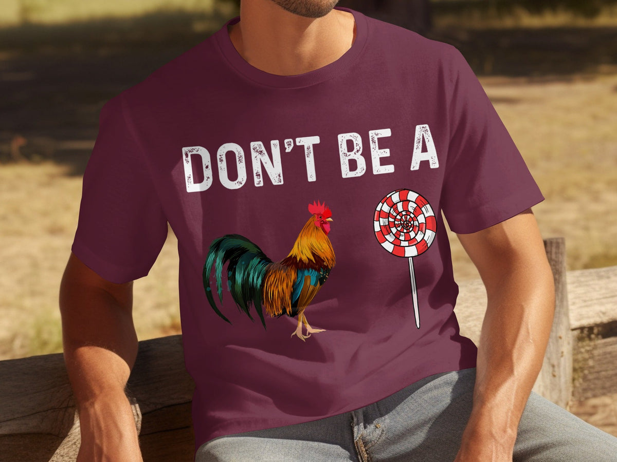 Don't Be A Sucker Funny Rooster and Lollipop Graphic product image 11