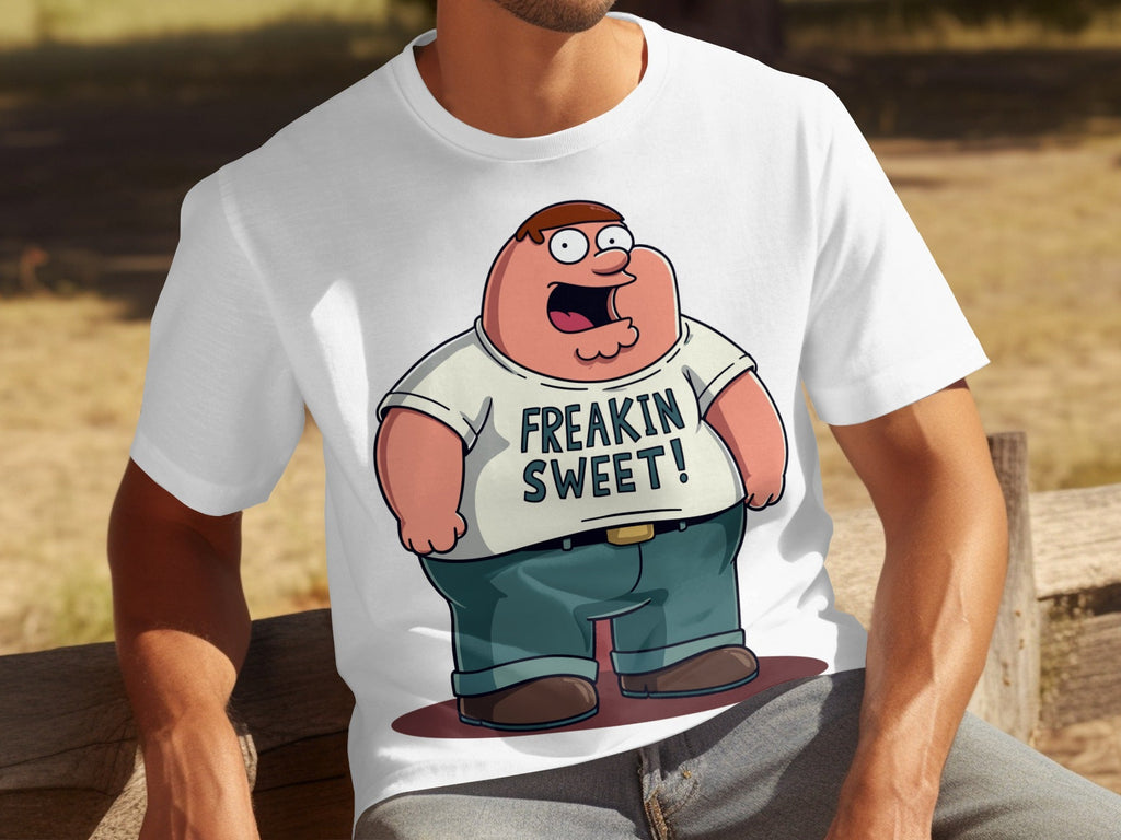 Peter Griffin Freakin Sweet Illustration Design T-Shirts