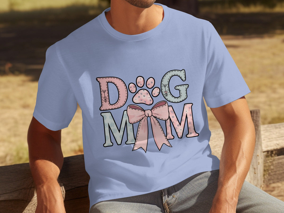 Floral Dog Mom Bow Design Perfect For All Lovers T-Shirts product image 28