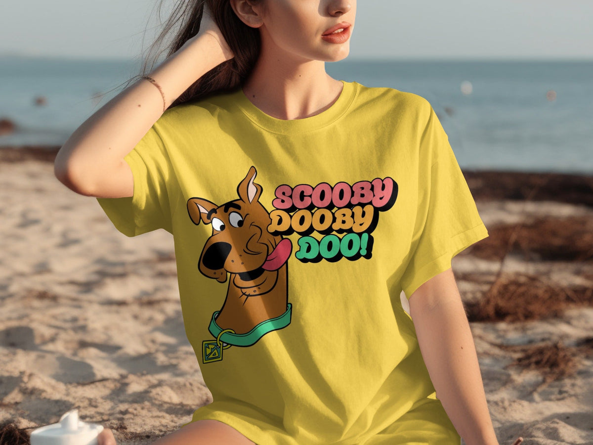 Scooby Doo with Text Classic Cartoons Character T-Shirts product image 6