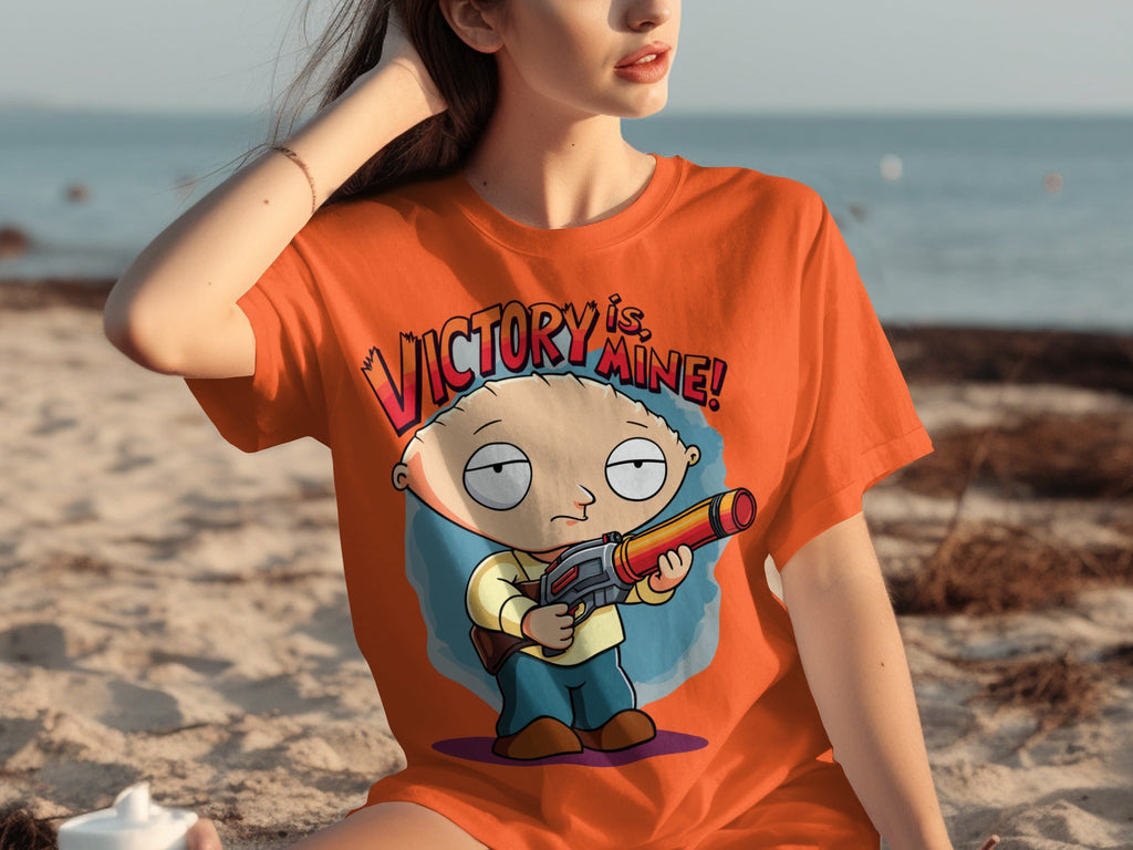 Victory Is Mine Angry Stewie Griffin Family Guy T-Shirts
