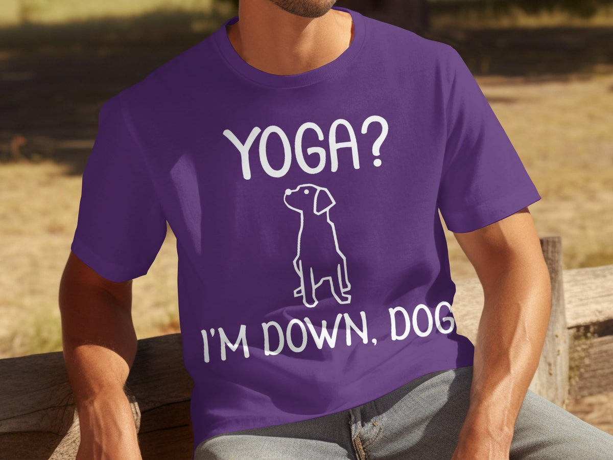 Yoga I'm Down Dog Funny Yoga Lover T-Shirts