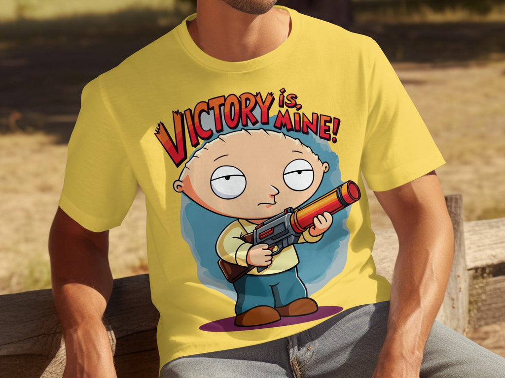 Victory Is Mine Angry Stewie Griffin Family Guy T-Shirts