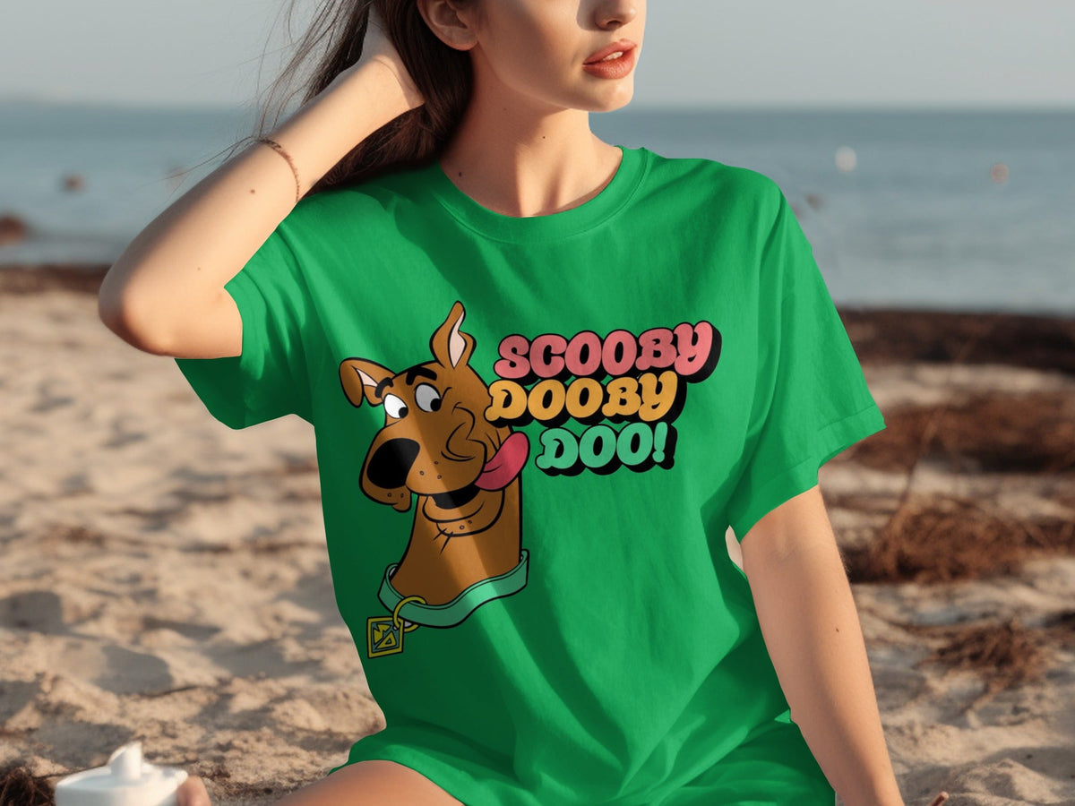Scooby Doo with Text Classic Cartoons Character T-Shirts product image 5