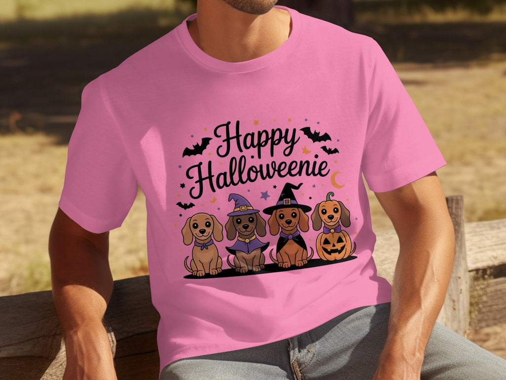 Happy Halloweeniie Dachshund Halloween Cute Dogs T-Shirts