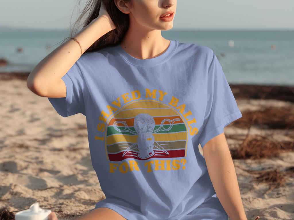 I Shaved My Balls For This Question Funny Barber T-Shirts product image 28