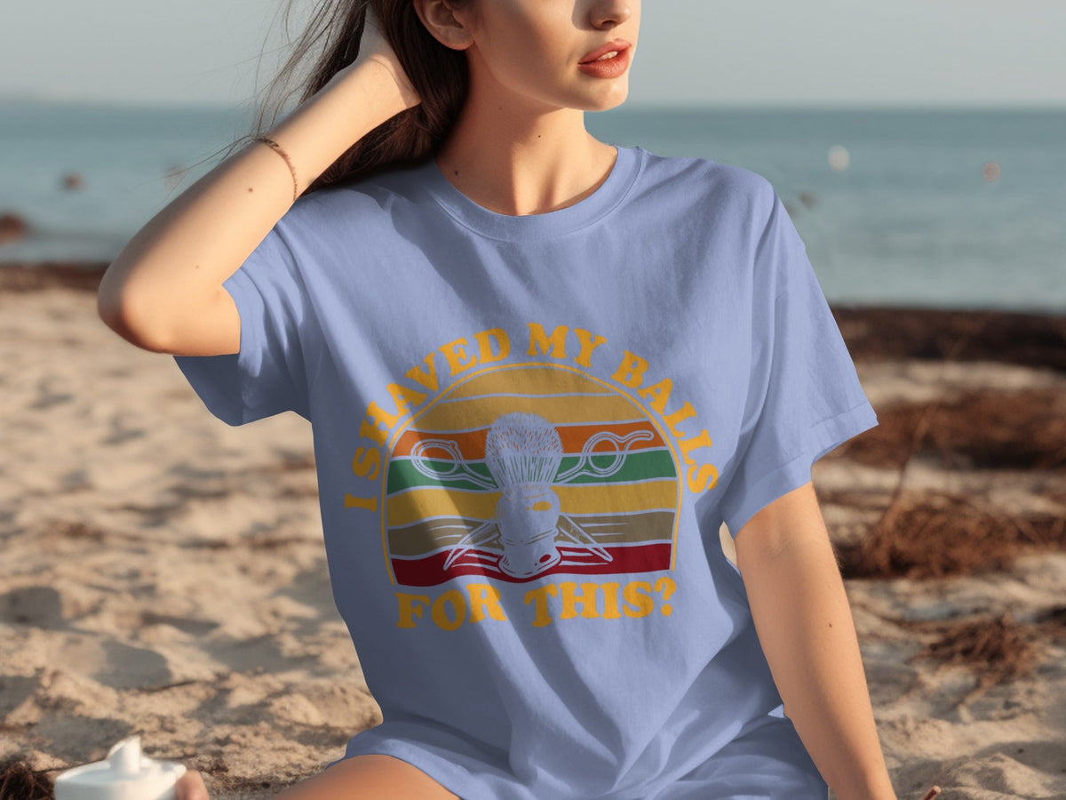 I Shaved My Balls For This Question Funny Barber T-Shirts product image 28