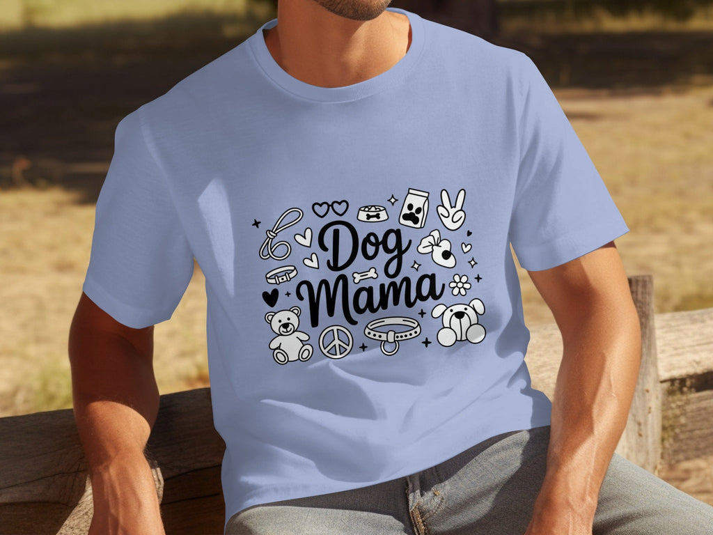 Dog Mama Doodle Graphic For Pet Lovers Cute Design T-Shirts