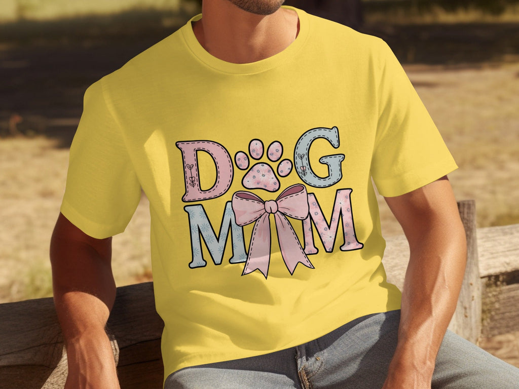 Floral Dog Mom Bow Design Perfect For All Lovers T-Shirts product image 21