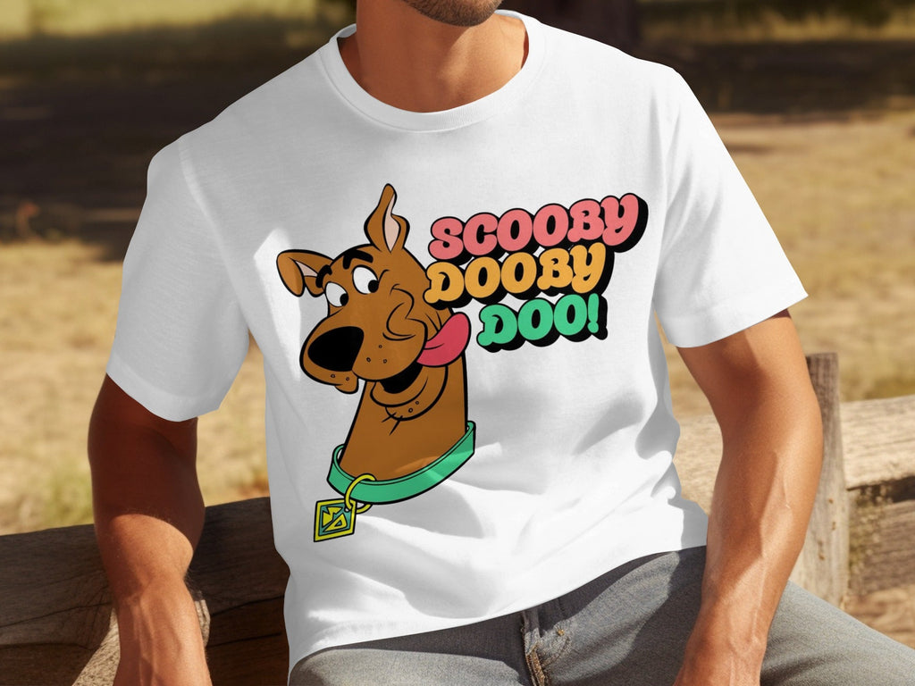 Scooby Doo with Text Classic Cartoons Character T-Shirts product image 29