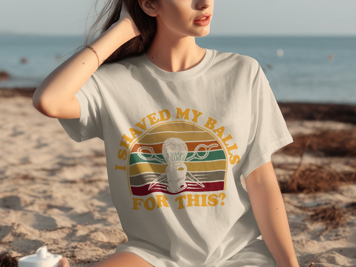 I Shaved My Balls For This Question Funny Barber T-Shirts product image 17