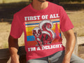 First of All Im A Delight Angry Skunk Vintage Style T-Shirts product image 1