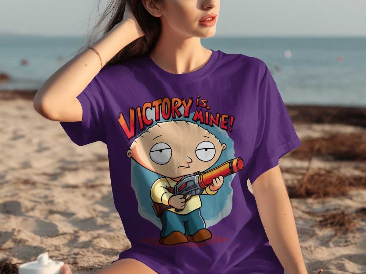 Victory Is Mine Angry Stewie Griffin Family Guy T-Shirts