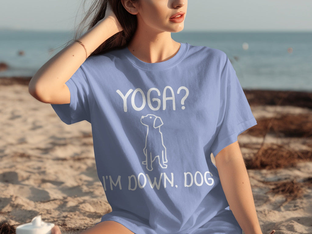 Yoga I'm Down Dog Funny Yoga Lover T-Shirts