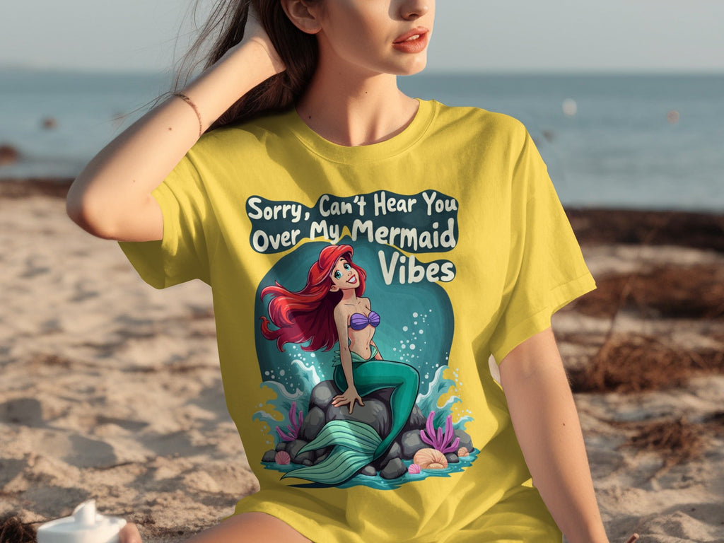 Sorry Can't Hear You Over My Mermaid Vibes Awesome T-Shirts product image 6
