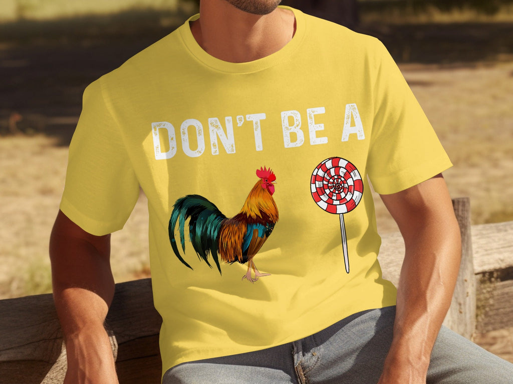 Don't Be A Sucker Funny Rooster and Lollipop Graphic product image 6