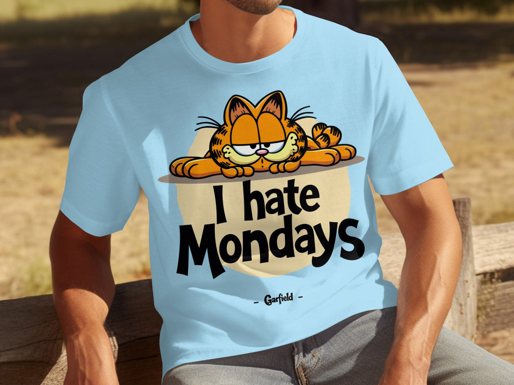 I Hate Mondays Garfield On Top Design Funny T-Shirts product image 23